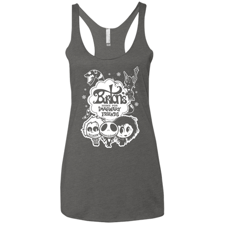T-Shirts Premium Heather / X-Small Burtons Imaginary Friends Women's Triblend Racerback Tank