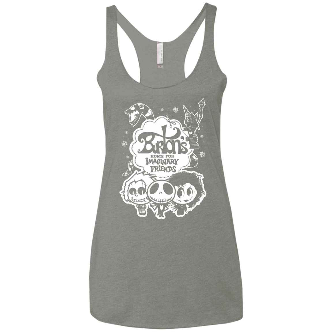 T-Shirts Venetian Grey / X-Small Burtons Imaginary Friends Women's Triblend Racerback Tank