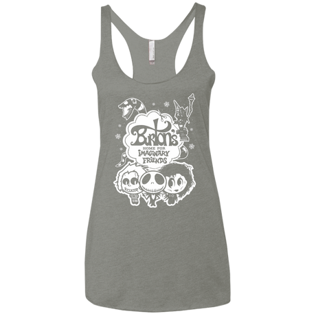 T-Shirts Venetian Grey / X-Small Burtons Imaginary Friends Women's Triblend Racerback Tank