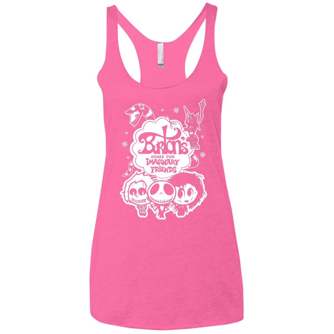 T-Shirts Vintage Pink / X-Small Burtons Imaginary Friends Women's Triblend Racerback Tank