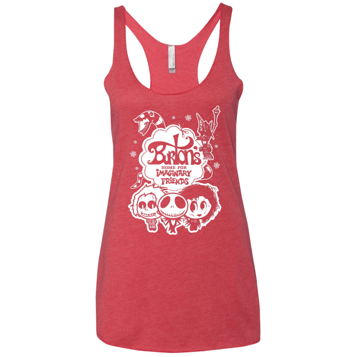 T-Shirts Vintage Red / X-Small Burtons Imaginary Friends Women's Triblend Racerback Tank