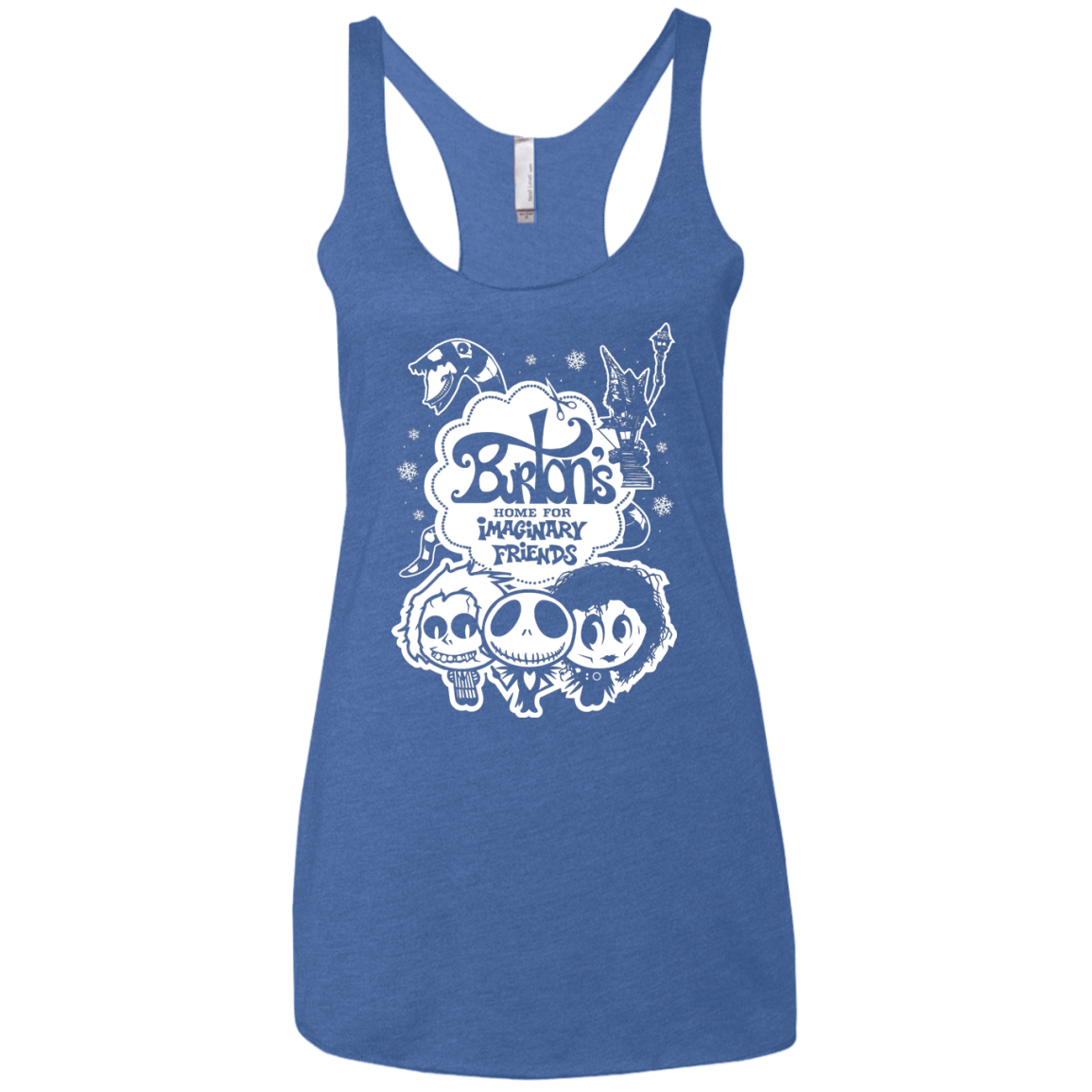 T-Shirts Vintage Royal / X-Small Burtons Imaginary Friends Women's Triblend Racerback Tank