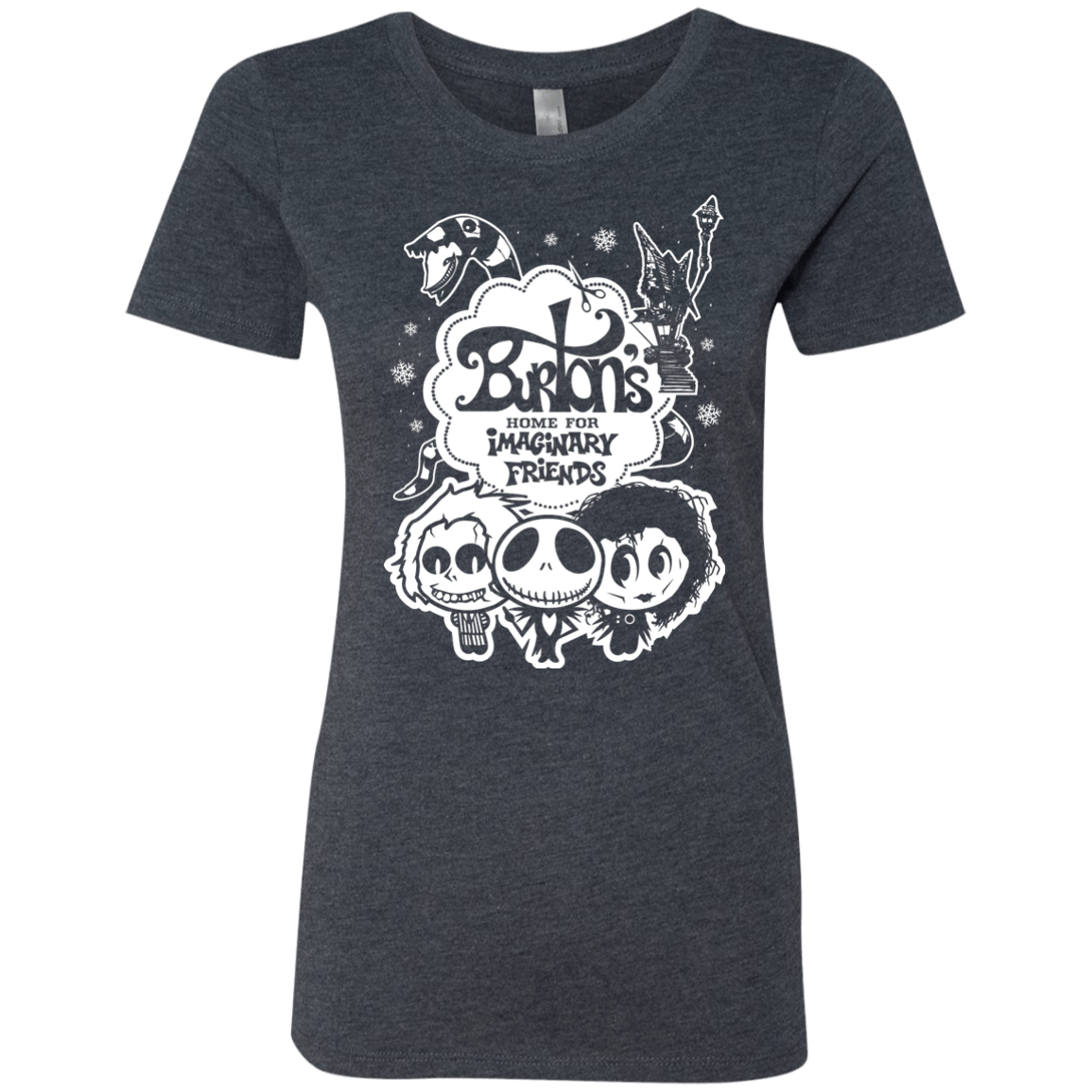 T-Shirts Vintage Navy / Small Burtons Imaginary Friends Women's Triblend T-Shirt