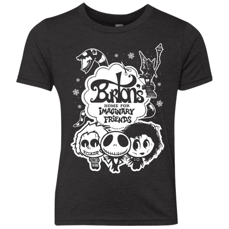 T-Shirts Vintage Black / YXS Burtons Imaginary Friends Youth Triblend T-Shirt