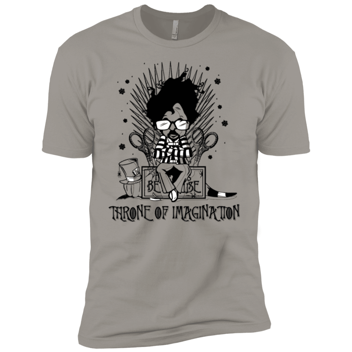 T-Shirts Light Grey / YXS Burtons Iron Throne Boys Premium T-Shirt