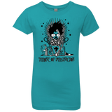 T-Shirts Tahiti Blue / YXS Burtons Iron Throne Girls Premium T-Shirt