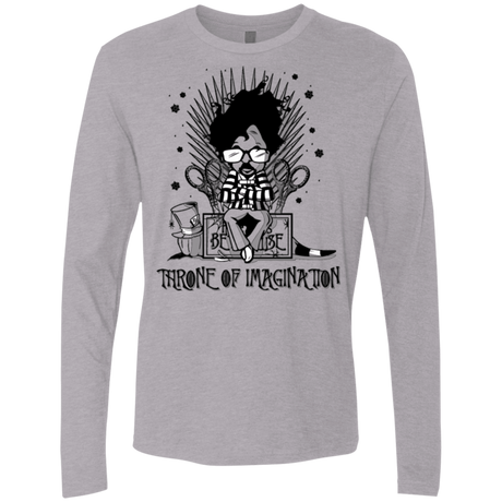 T-Shirts Heather Grey / Small Burtons Iron Throne Men's Premium Long Sleeve