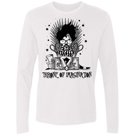 T-Shirts White / Small Burtons Iron Throne Men's Premium Long Sleeve