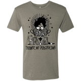 T-Shirts Venetian Grey / Small Burtons Iron Throne Men's Triblend T-Shirt