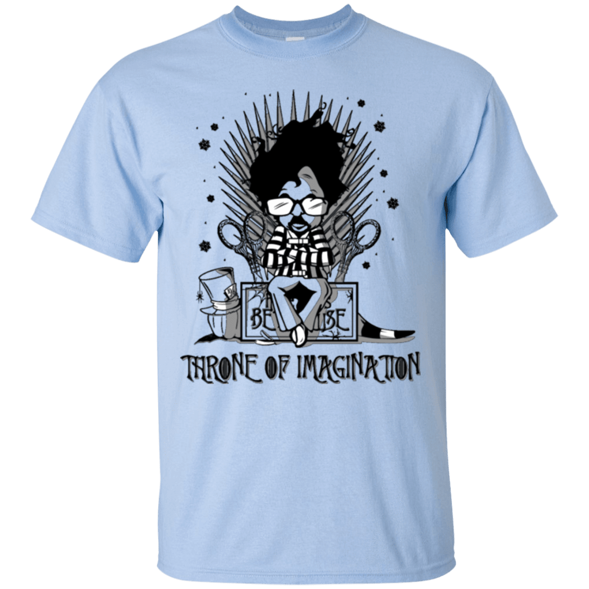 T-Shirts Light Blue / Small Burtons Iron Throne T-Shirt