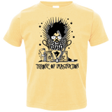T-Shirts Butter / 2T Burtons Iron Throne Toddler Premium T-Shirt