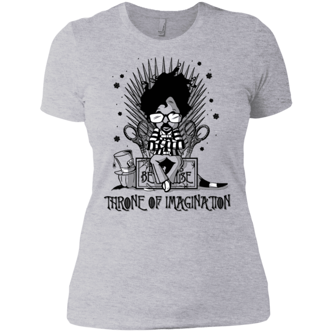 T-Shirts Heather Grey / X-Small Burtons Iron Throne Women's Premium T-Shirt