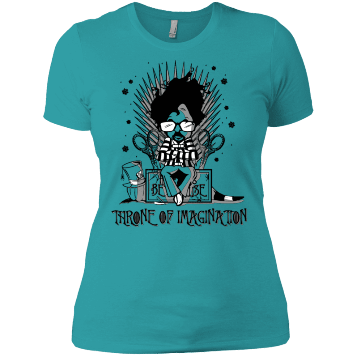 T-Shirts Tahiti Blue / X-Small Burtons Iron Throne Women's Premium T-Shirt