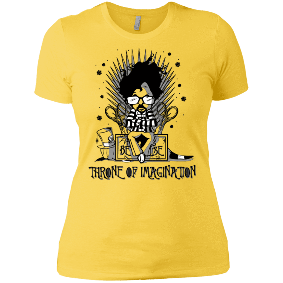 T-Shirts Vibrant Yellow / X-Small Burtons Iron Throne Women's Premium T-Shirt
