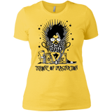 T-Shirts Vibrant Yellow / X-Small Burtons Iron Throne Women's Premium T-Shirt