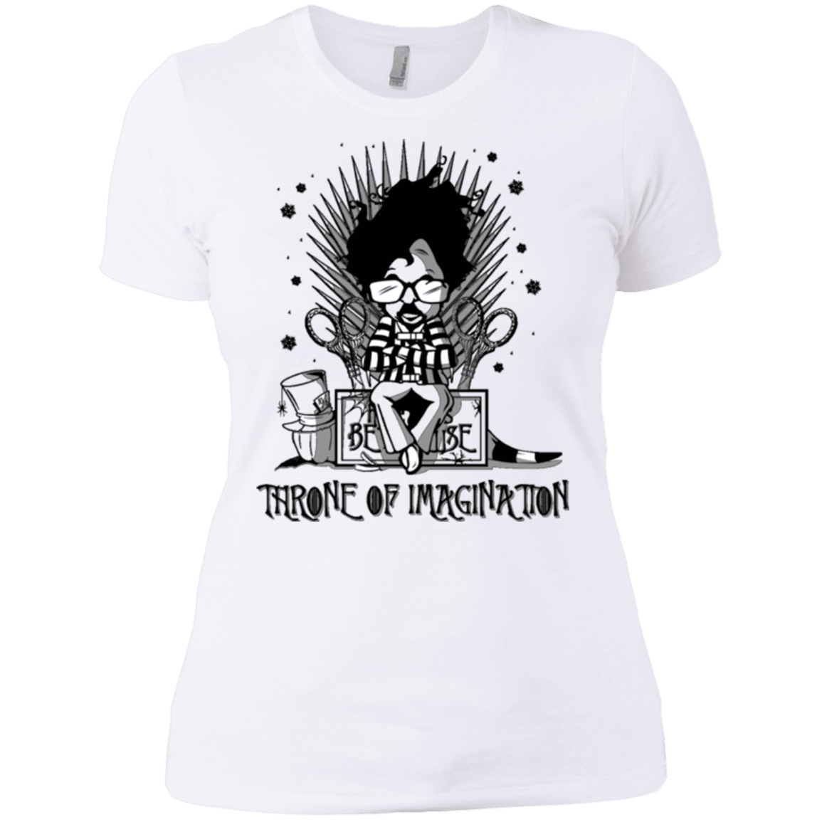 T-Shirts White / X-Small Burtons Iron Throne Women's Premium T-Shirt