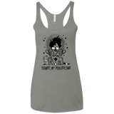 T-Shirts Venetian Grey / X-Small Burtons Iron Throne Women's Triblend Racerback Tank