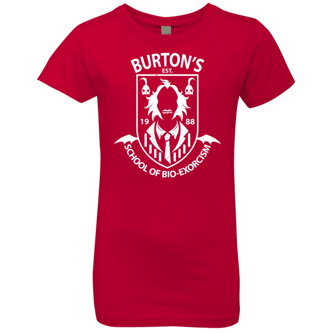 T-Shirts Red / YXS Burtons School of Bio Exorcism Girls Premium T-Shirt