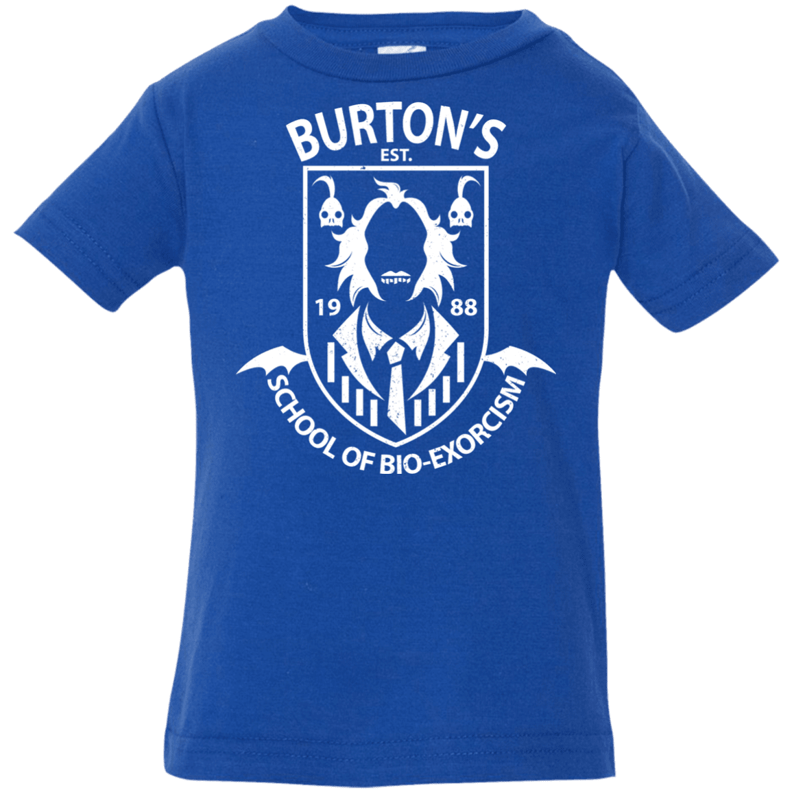 T-Shirts Royal / 6 Months Burtons School of Bio Exorcism Infant Premium T-Shirt