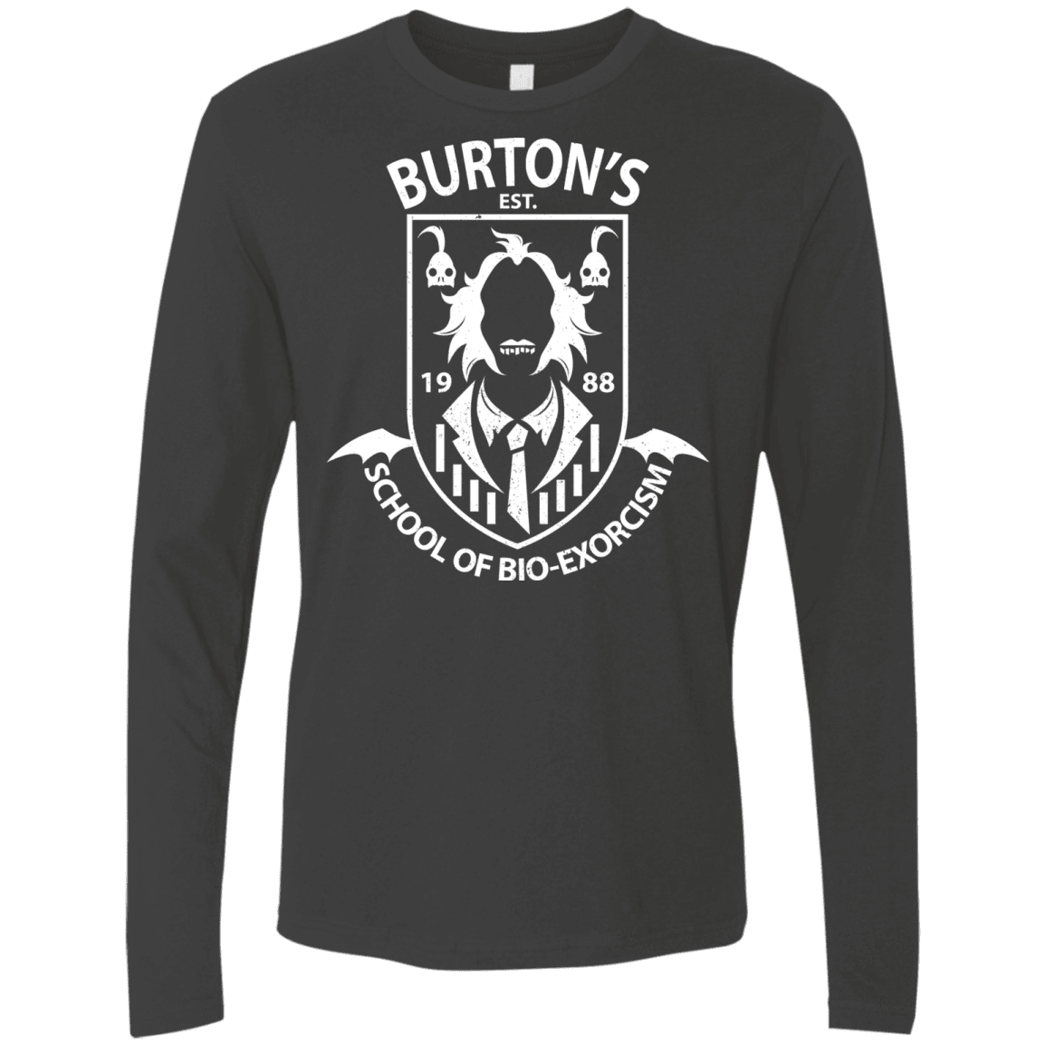 T-Shirts Heavy Metal / Small Burtons School of Bio Exorcism Men's Premium Long Sleeve