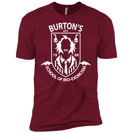 T-Shirts Cardinal / X-Small Burtons School of Bio Exorcism Men's Premium T-Shirt