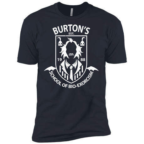 T-Shirts Indigo / X-Small Burtons School of Bio Exorcism Men's Premium T-Shirt