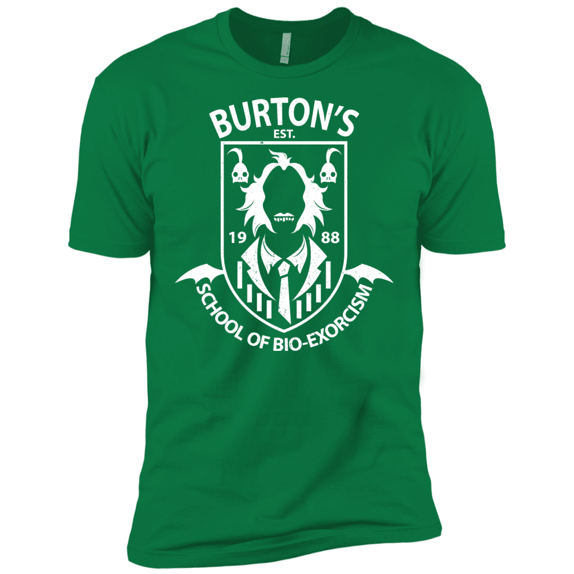 T-Shirts Kelly Green / X-Small Burtons School of Bio Exorcism Men's Premium T-Shirt