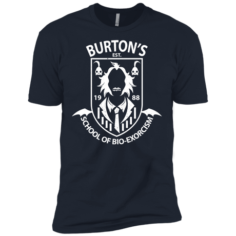 T-Shirts Midnight Navy / X-Small Burtons School of Bio Exorcism Men's Premium T-Shirt