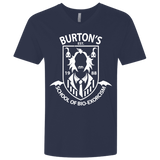 T-Shirts Midnight Navy / X-Small Burtons School of Bio Exorcism Men's Premium V-Neck