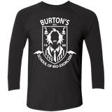 T-Shirts Vintage Black/Vintage Black / X-Small Burtons School of Bio Exorcism Men's Triblend 3/4 Sleeve