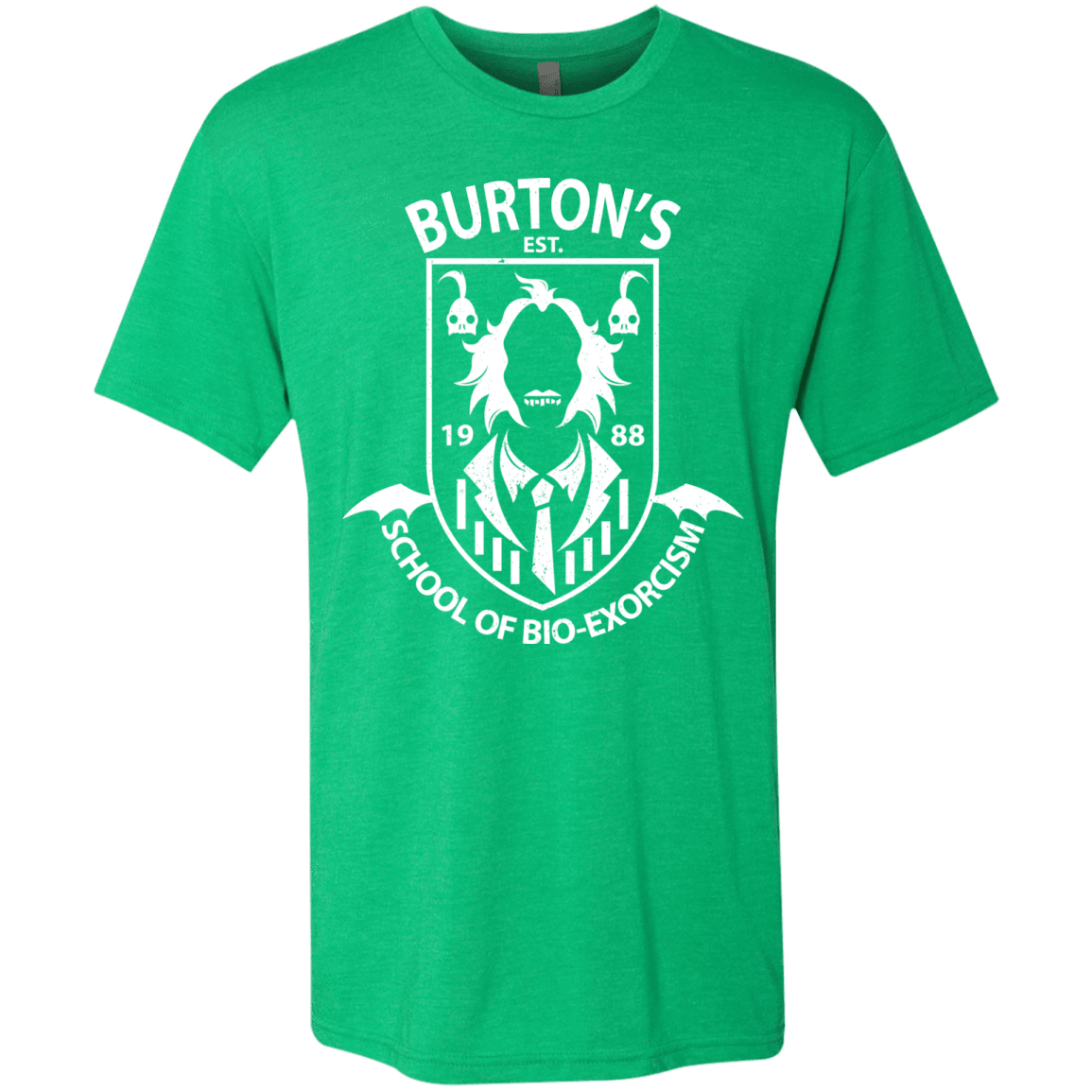 T-Shirts Envy / Small Burtons School of Bio Exorcism Men's Triblend T-Shirt