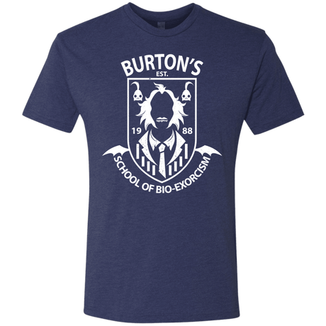 T-Shirts Vintage Navy / Small Burtons School of Bio Exorcism Men's Triblend T-Shirt