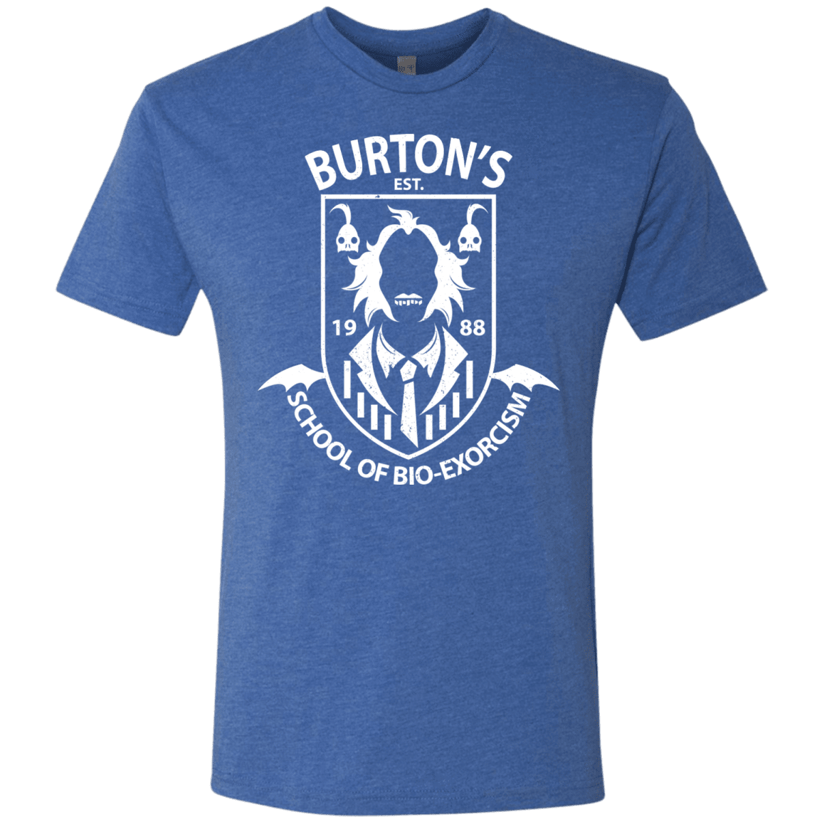 T-Shirts Vintage Royal / Small Burtons School of Bio Exorcism Men's Triblend T-Shirt