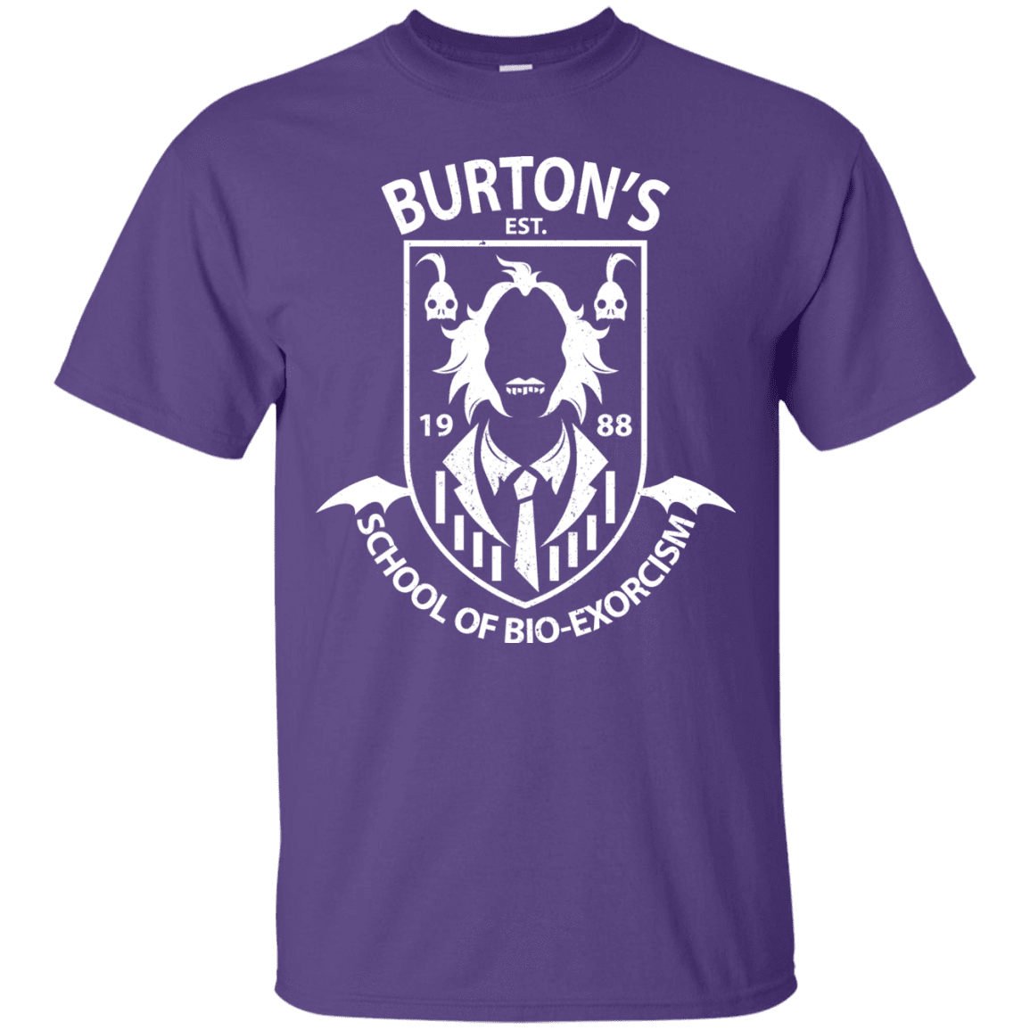 T-Shirts Purple / Small Burtons School of Bio Exorcism T-Shirt