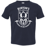 T-Shirts Navy / 2T Burtons School of Bio Exorcism Toddler Premium T-Shirt