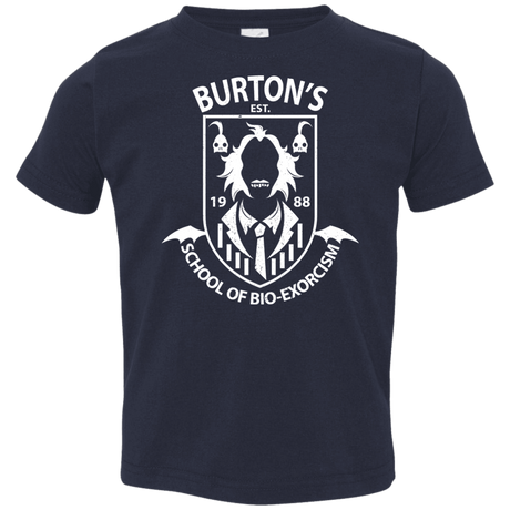 T-Shirts Navy / 2T Burtons School of Bio Exorcism Toddler Premium T-Shirt