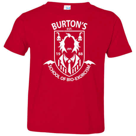 T-Shirts Red / 2T Burtons School of Bio Exorcism Toddler Premium T-Shirt