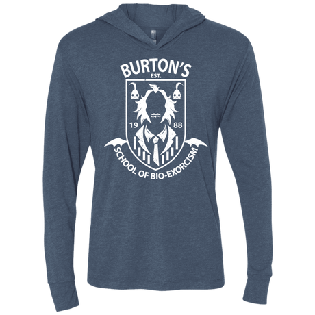 T-Shirts Indigo / X-Small Burtons School of Bio Exorcism Triblend Long Sleeve Hoodie Tee