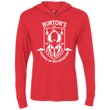 T-Shirts Vintage Red / X-Small Burtons School of Bio Exorcism Triblend Long Sleeve Hoodie Tee