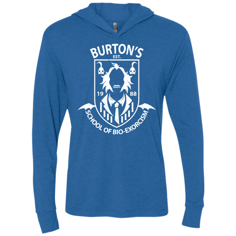 T-Shirts Vintage Royal / X-Small Burtons School of Bio Exorcism Triblend Long Sleeve Hoodie Tee