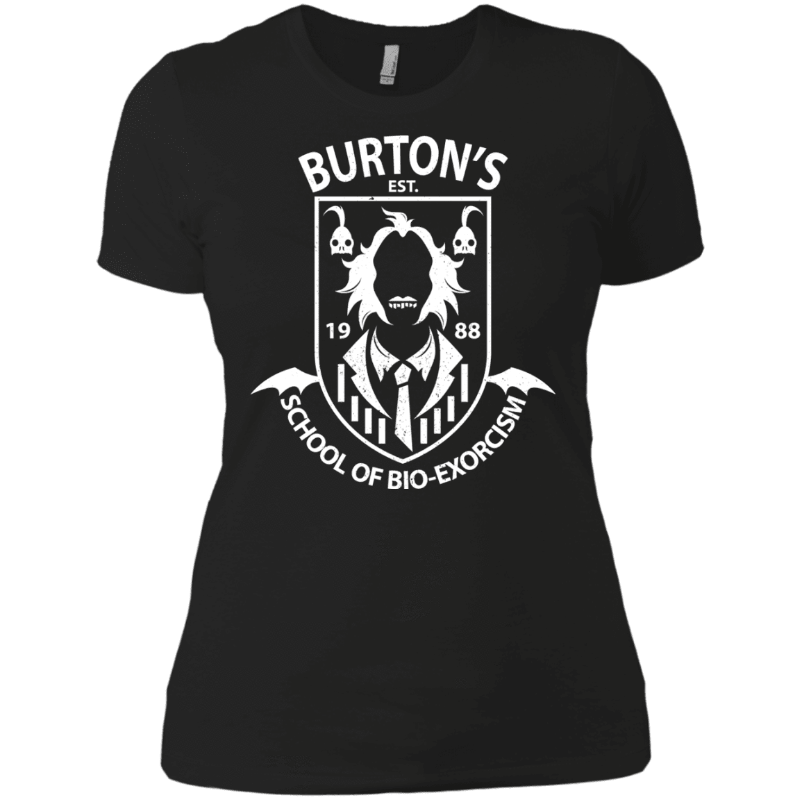 T-Shirts Black / X-Small Burtons School of Bio Exorcism Women's Premium T-Shirt