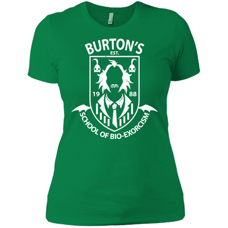 T-Shirts Kelly Green / X-Small Burtons School of Bio Exorcism Women's Premium T-Shirt