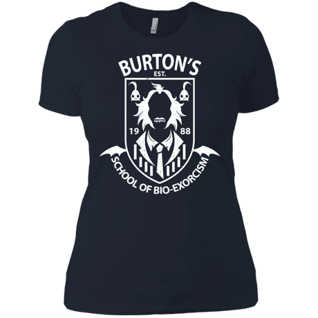 T-Shirts Midnight Navy / X-Small Burtons School of Bio Exorcism Women's Premium T-Shirt