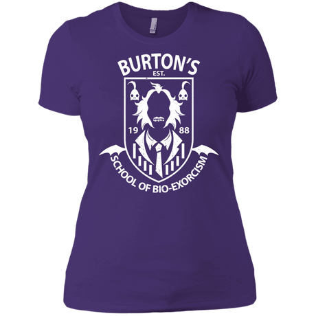 T-Shirts Purple / X-Small Burtons School of Bio Exorcism Women's Premium T-Shirt