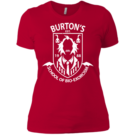 T-Shirts Red / X-Small Burtons School of Bio Exorcism Women's Premium T-Shirt