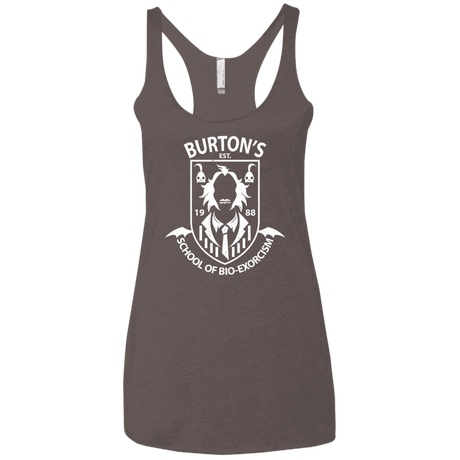 T-Shirts Macchiato / X-Small Burtons School of Bio Exorcism Women's Triblend Racerback Tank