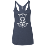 T-Shirts Vintage Navy / X-Small Burtons School of Bio Exorcism Women's Triblend Racerback Tank