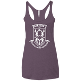 T-Shirts Vintage Purple / X-Small Burtons School of Bio Exorcism Women's Triblend Racerback Tank