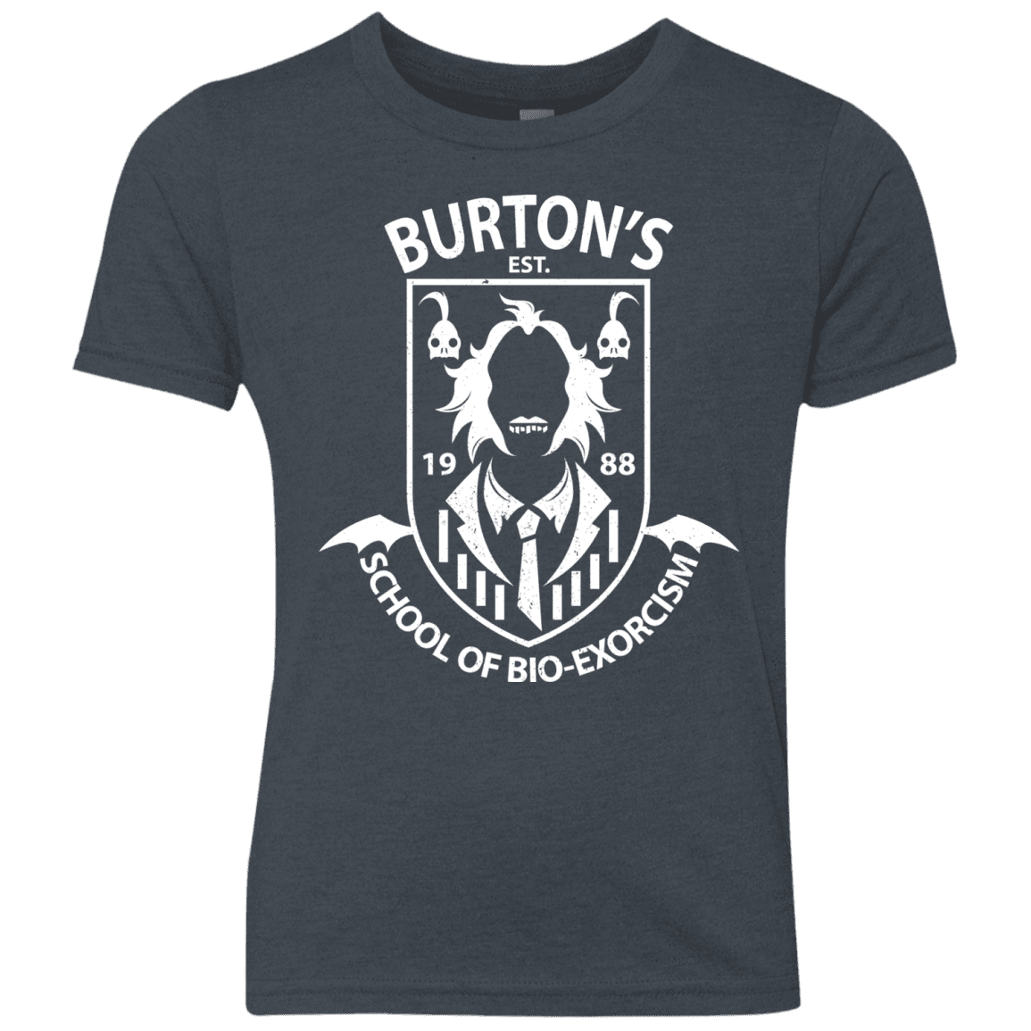 T-Shirts Vintage Navy / YXS Burtons School of Bio Exorcism Youth Triblend T-Shirt