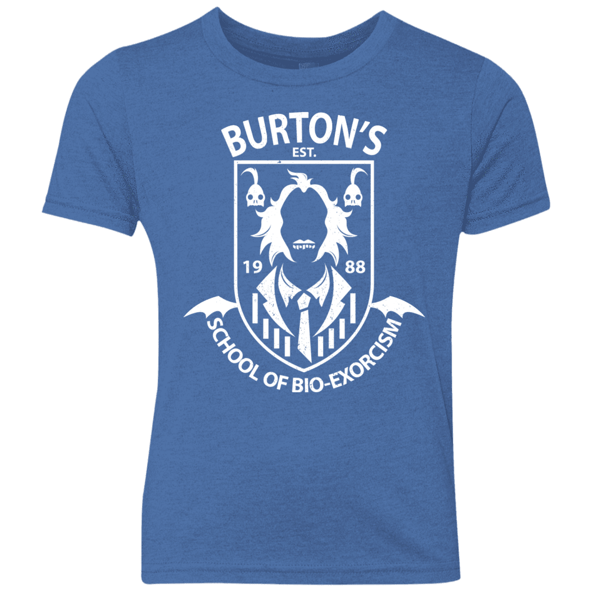 T-Shirts Vintage Royal / YXS Burtons School of Bio Exorcism Youth Triblend T-Shirt